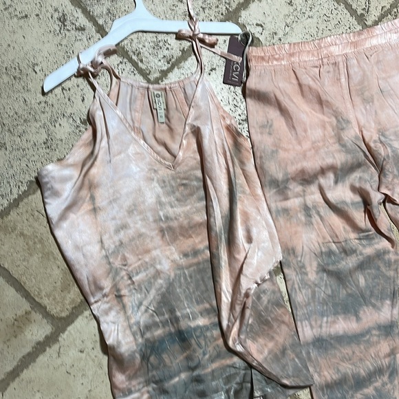 XCVI 100% tensel 2 piece set  GORGEOUS peekaboo shoulder see pic SIZE XS/S  NWT - Picture 6 of 13